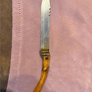 Handcrafted Wooden antler Handle Knife